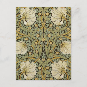 William Morris Pimpernel Vintag Pre-Raphaelite Postkarte