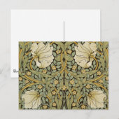 William Morris Pimpernel Vintag Pre-Raphaelite Postkarte (Vorne/Hinten)