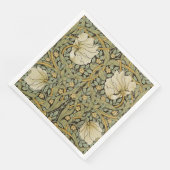 William Morris Pimpernel Vintag Pre-Raphaelite Serviette (Ecke)