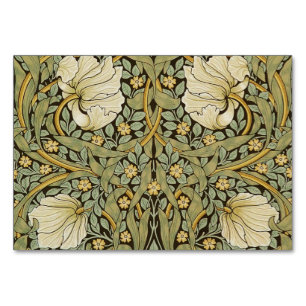 William Morris Pimpernel Vintag Pre-Raphaelite Tischnummer