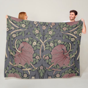 William Morris Pimpernel Vintage Muster Fleece Bl