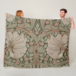 William Morris Pimpernel Vintage Muster Fleece Bl