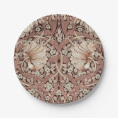 William Morris Pimpernel Vintage-Muster Pappteller (Vorderseite)
