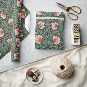 William Morris Pimpernel Vintage Prä-Rafaelit Geschenkpapier