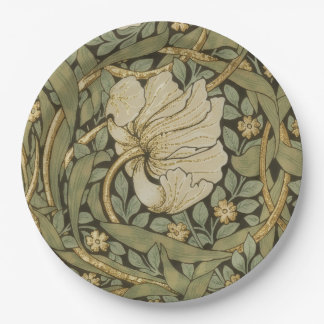 William Morris Pimpernel Vintage Prä-Rafaelitisch Pappteller