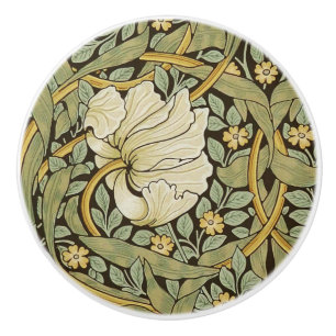 William Morris Pimpernel Vintage Präraffaelit Keramikknauf