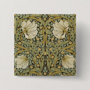 William Morris Pimpernel Vintage Vor-Raphaelite Button