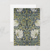 William Morris - Pimpernel Wallpaper Design Begleitkarte (Vorne/Hinten)