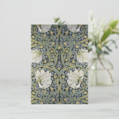 William Morris - Pimpernel Wallpaper Design Einladung (Stehend Vorderseite)