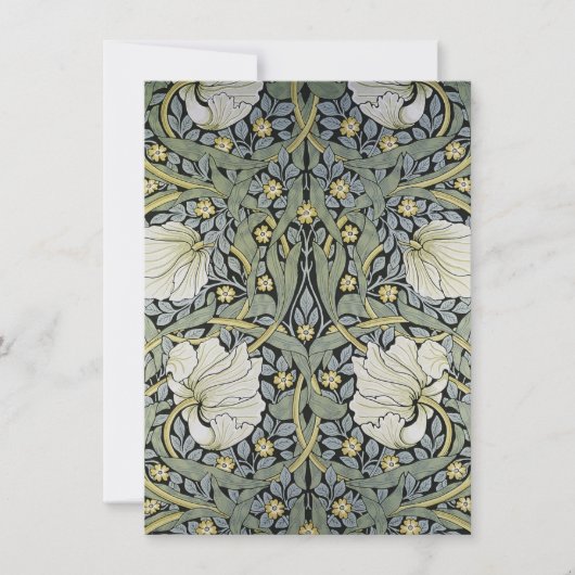William Morris - Pimpernel Wallpaper Design Einladung (Vorderseite)