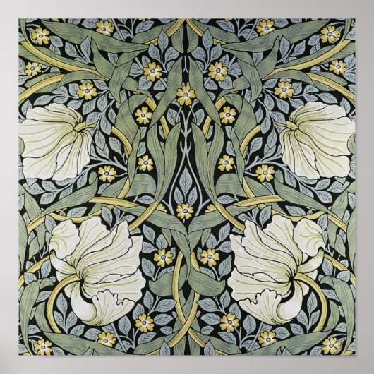 William Morris - Pimpernel Wallpaper Design Poster (Vorne)