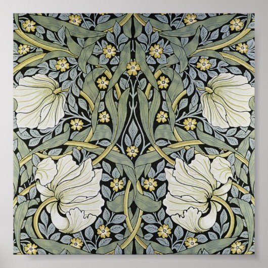 William Morris - Pimpernel Wallpaper Design Poster (Vorne)