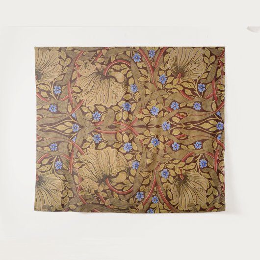 William Morris Pimpernel Wandteppich (Vorderseite (Horizontal))