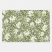 William Morris Pimpernel White Sage Green Geschenkpapier Set (Vorderseite 3)