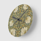 William Morris PimpernelVintager Pre-Raphaelite Runde Wanduhr (Winkel)