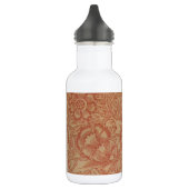 William Morris Pink Poppy Blume Floral Edelstahlflasche (Links)