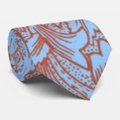 William Morris Pink Poppy Blume Floral Krawatte (Gerollt)