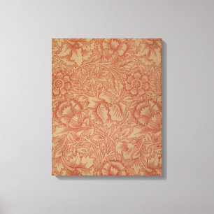 William Morris Pink Poppy Blume Floral Leinwanddruck