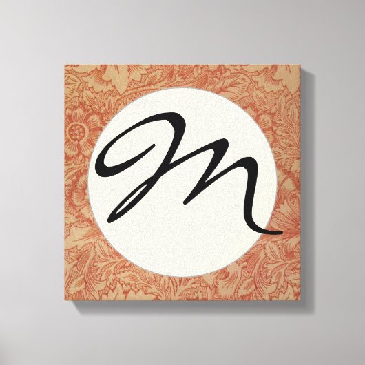 William Morris Pink Poppy Blume Floral Leinwanddruck (Vorderseite)