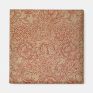 William Morris Pink Poppy Blume Floral Magnet
