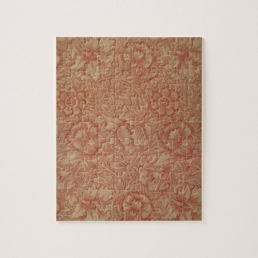 William Morris Pink Poppy Blume Floral Puzzle (Vertikal)