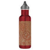 William Morris Pink Poppy Blume Floral Trinkflasche (Rechts)