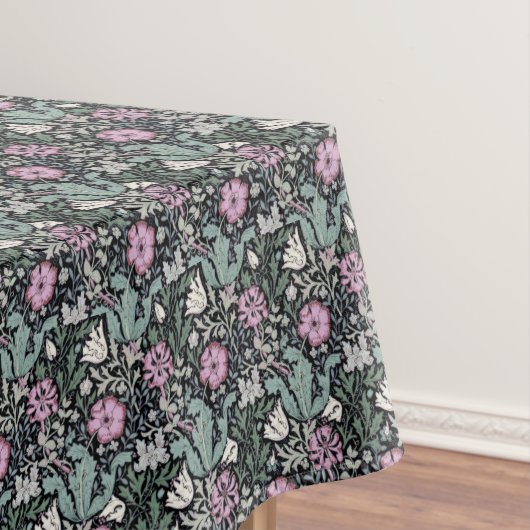 William Morris Pink Poppy Botanical Victorian  Tischdecke (Beispiel)