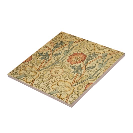 William Morris Pink Rose Blume Wallpaper Pattern Fliese (Seite)