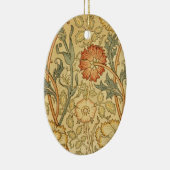 William Morris Pink Rose Blume Wallpaper Pattern Keramik Ornament (Rechts)