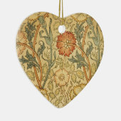 William Morris Pink Rose Blume Wallpaper Pattern Keramikornament (Rechts)