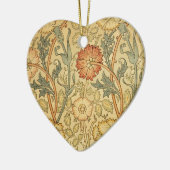 William Morris Pink Rose Blume Wallpaper Pattern Keramikornament (Links)