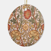William Morris Pink Rose Blume Wallpaper Pattern Keramikornament (Links)