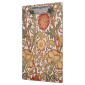 William Morris Pink Rose Blume Wallpaper Pattern Klemmbrett (Links)