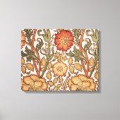 William Morris Pink Rose Blume Wallpaper Pattern Leinwanddruck (Vorderseite)