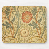 William Morris Pink Rose Blume Wallpaper Pattern Mousepad (Vorne)