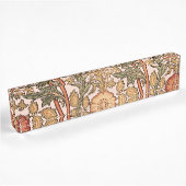 William Morris Pink Rose Blume Wallpaper Pattern Namensplakette