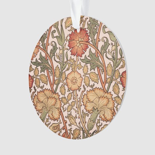 William Morris Pink Rose Blume Wallpaper Pattern Ornament (Vorderseite)