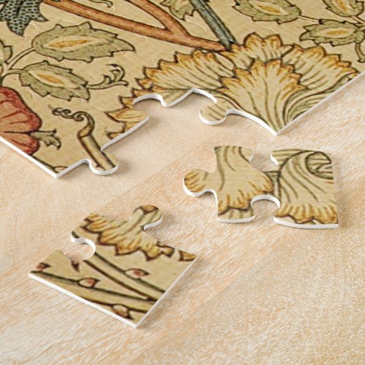 William Morris Pink Rose Blume Wallpaper Pattern Puzzle (Seite)
