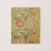 William Morris Pink Rose Blume Wallpaper Pattern Puzzle (Vertikal)