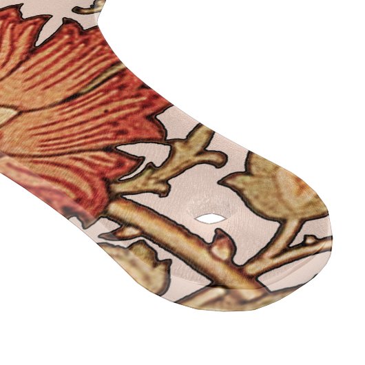 William Morris Pink Rose Blume Wallpaper Pattern Schneidebrett (Ecke)