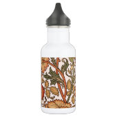 William Morris Pink Rose Blume Wallpaper Pattern Trinkflasche (Links)