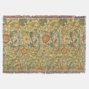 William Morris Pink Rose Border Florales Kunstwerk Decke