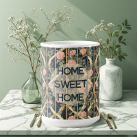 William Morris Pink Rosen Spalier Heim Süß Heim