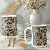 William Morris Pink Rosen Spalier Heim Süß Heim Kaffeetasse