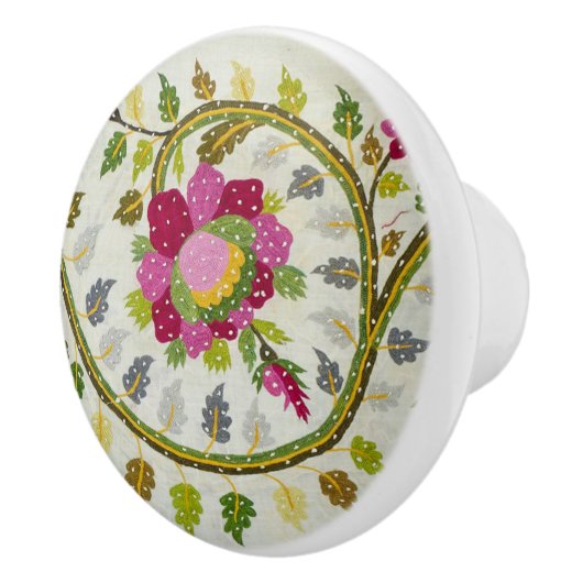 William * Morris Pink Türkisches Floral Keramikknauf (Rechts)