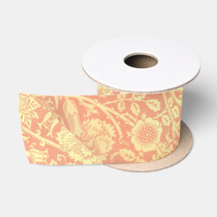 William Morris Pink und Rose Design Satinband
