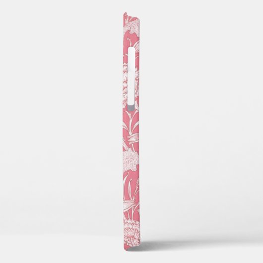 William Morris Pink Wild Tulip Wallpaper Pattern Case-Mate iPhone Hülle (Rückseite / Links)