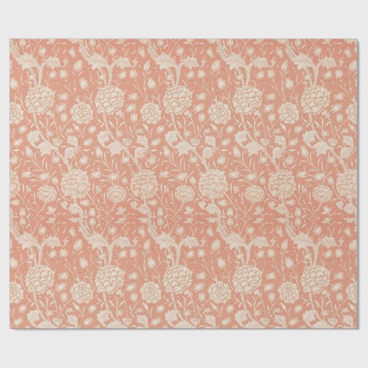 William Morris: Pink Wrapping Paper Geschenkpapier (Flach)