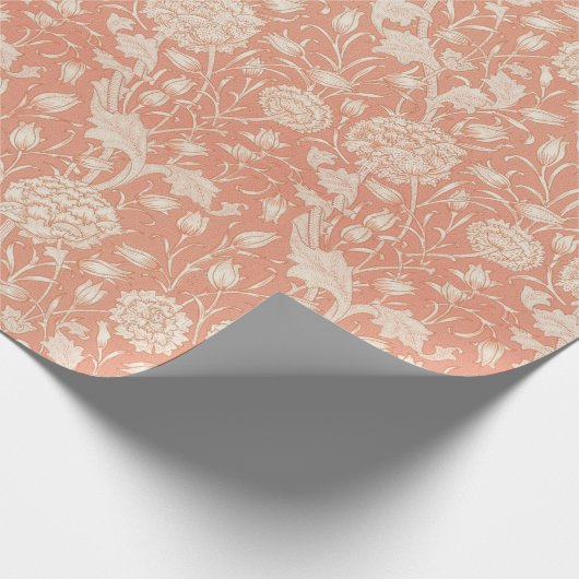 William Morris: Pink Wrapping Paper Geschenkpapier (Ecke)