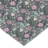 William Morris Pinker Mohn Botanical Viktorianisch Kurzer Tischläufer (Ecke)